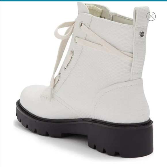 Daren UGG Snakeskin Embossed Lace-Up Boots #7 - Picture 10 of 10